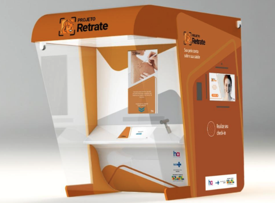 Cabine fotográfica de autoatendimento